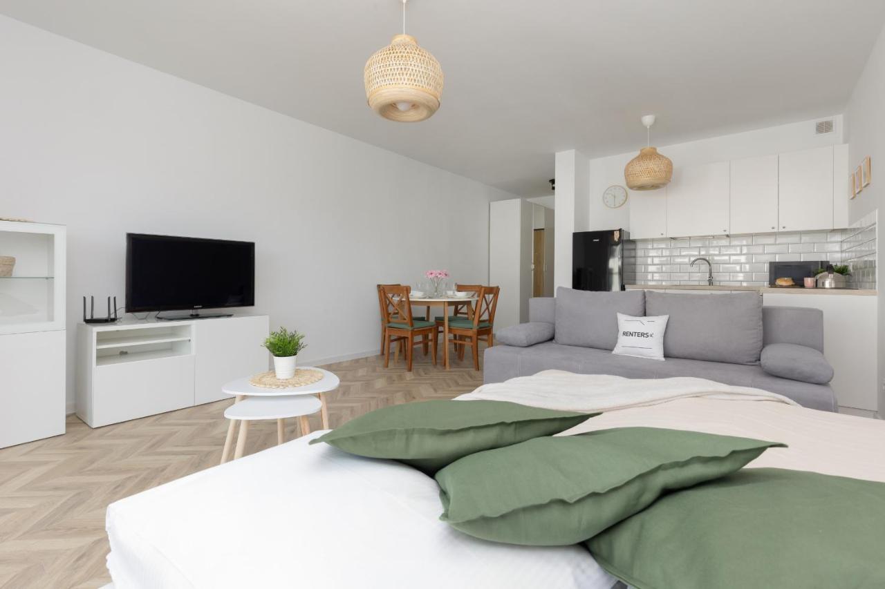 Ursus Sunny Studio For 4 Guests With Parking & Balcony By Noclegi Renters Varsovia Exterior foto